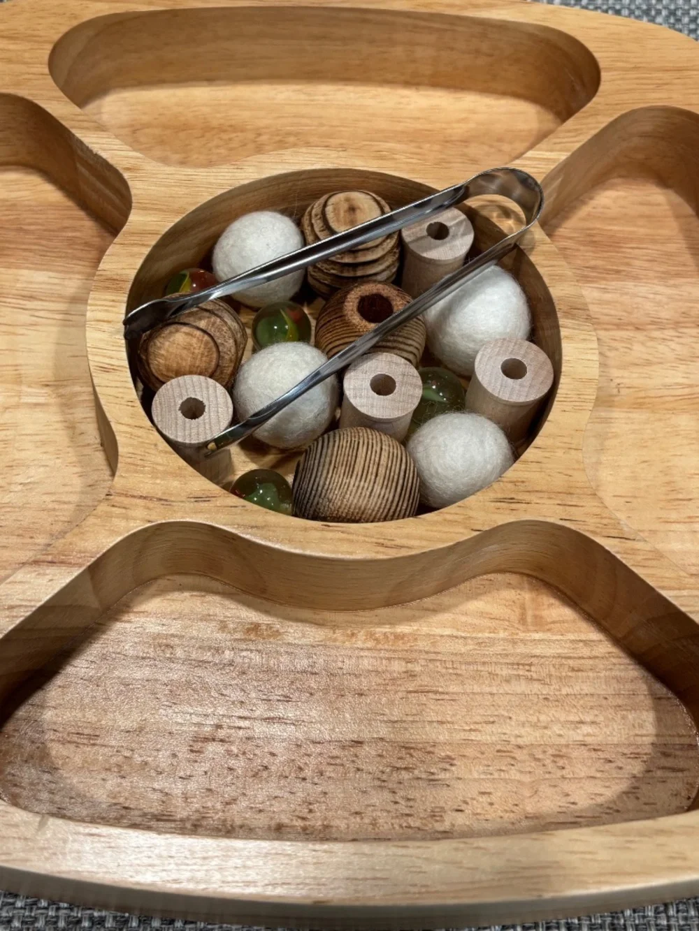 stereognostic object sorting tonging 1:4 extension by idlewild montessori